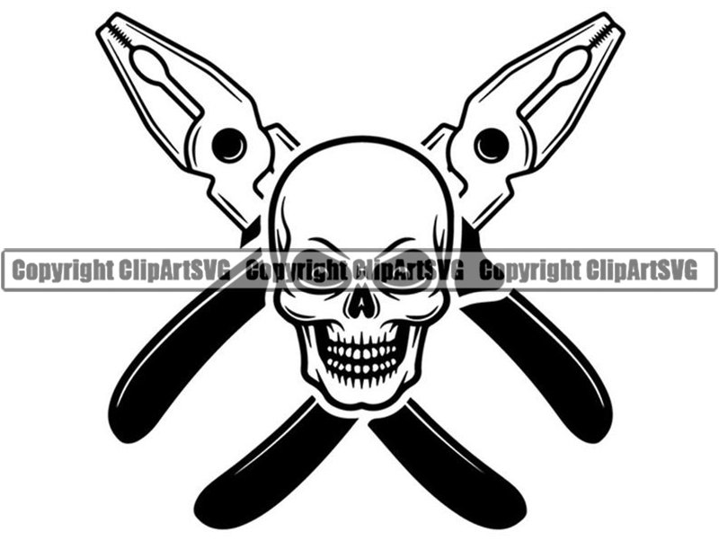 Mechanic Logo 65 Pliers Engine Auto Car Part Biker Motorcycle Etsy