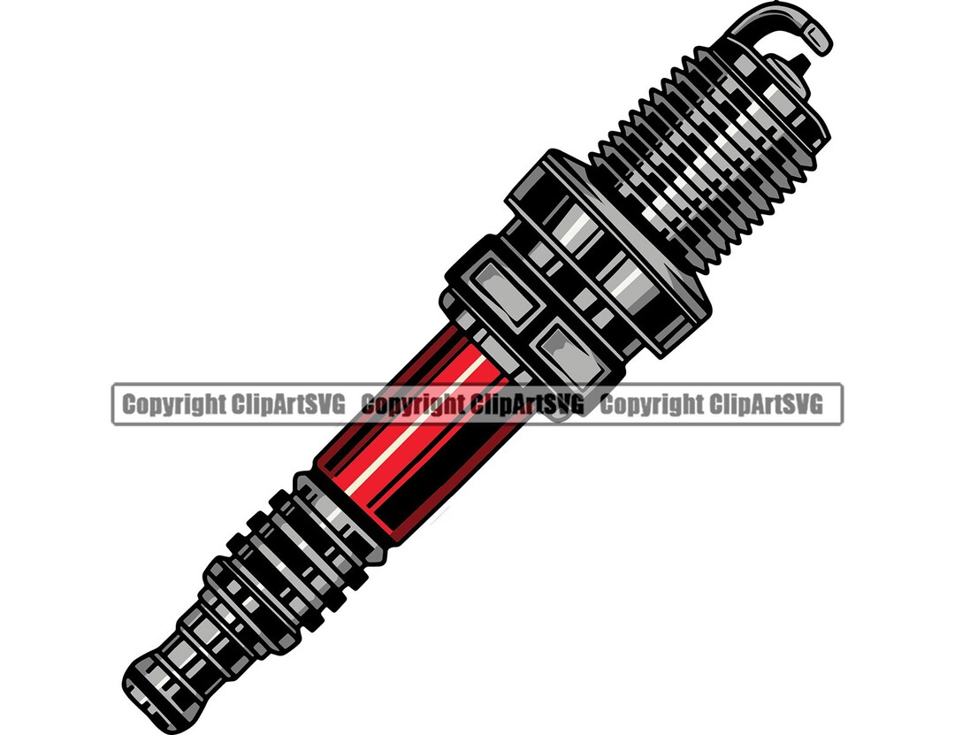 Engine Spark Plug Mechanic Auto Car Part Biker Fix Repair Service Shop