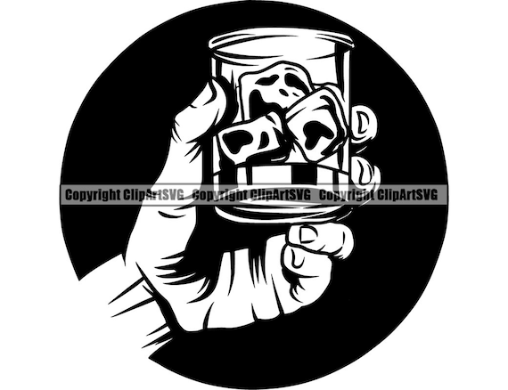 Mixed Drink Hand Holding Cocktail Alcohol Liquor Bar Pub Etsy
