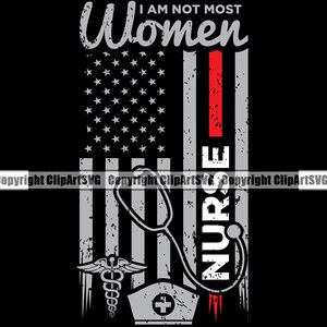 Arts Verpleegkundige USA Amerikaanse vlag Stethoscoop Hartslag Gezondheidszorg Cardiologie Gezond EMT Werk Design Art Logo Svg Png Clipart Vector Cut