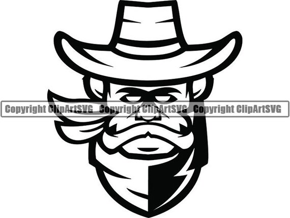 Cowboy 1b Scarf Hat Country Western Rodeo Bull Riding Old Etsy