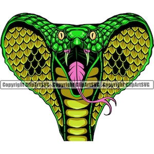 Ratelslang slang hoofd reptiel Wildlife wilde dieren dierentuin mascotte Cobra Viper Python Design Art Logo SVG PNG Clipart Vector Cricut knippen snijden