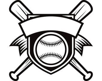 Baseball vector | Etsy