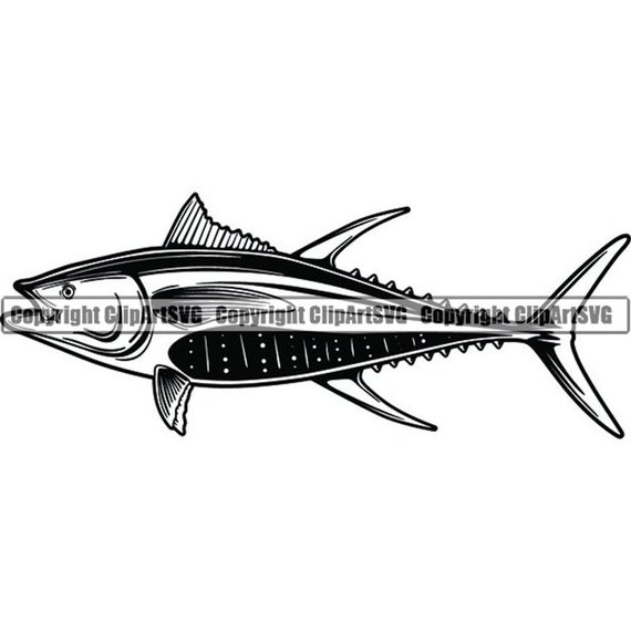Buy Tuna Fish 3 Fishing Angling Salt Water Ocean Sea Yellowfin Bluefin  Animal Food Seafood Logo .SVG .PNG Clipart Vector Cricut Cut Cutting Online  in India 