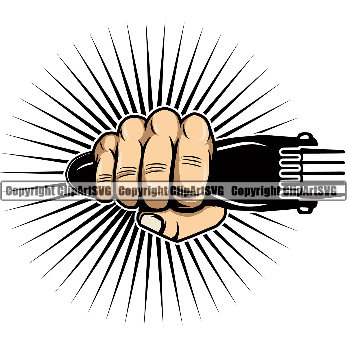 Barber Hand Clipper Salon Shop Haircut Hair Hairstylist Cut | Etsy