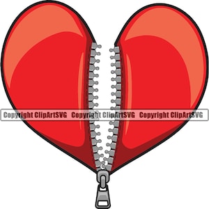Rits hart hart kleden liefde Valentines rode romantische rits broek rokken handgemaakte Vintage Retro Art Design Logo SVG PNG Vector Clipart knippen