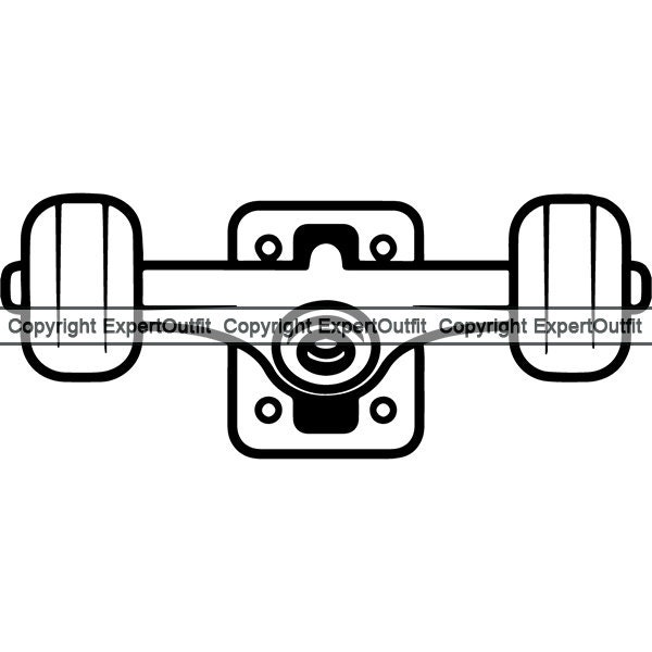 Sport skateboarden skateboard vrachtwagen skate board skater legering lager wiel versnelling spel grondplaat. SVG. PNG clipart vector Cricut knippen snijden