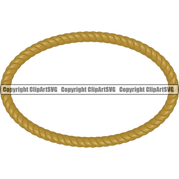 Rope Oval Border