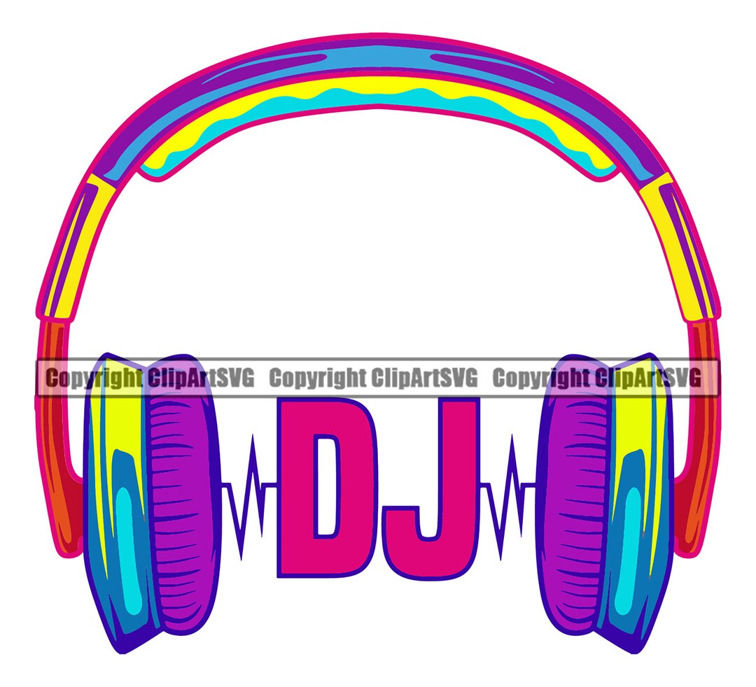 DJ Disc Jockey Headphones Music Turntable Record Player Mixer