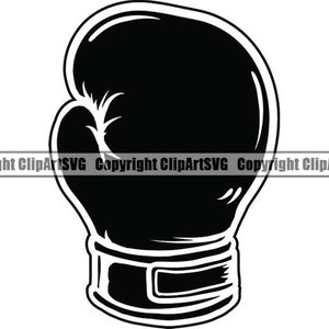 Guantes de boxeo #8 Lucha Lucha MMA Arte marcial mixto Boxeador Equipo de kickboxing Competencia Logo.SVG .PNG Clipart Vector Cricut Corte Corte