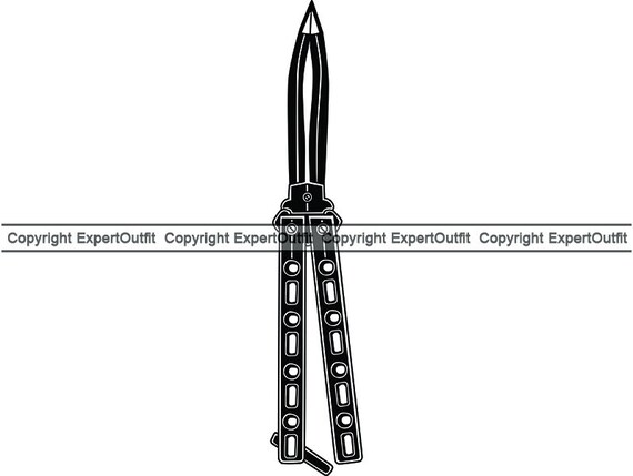 Download Ninja Knife Butterfly Cut Blade Dagger Edge Sharp Weapon Etsy