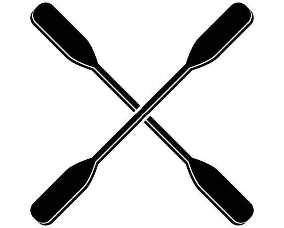 Download Kayak Logo 5 Paddles Crossed Kayaking Canoe River Rafting ...