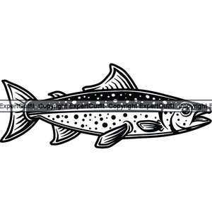 Sport Hobby Angeln Fisch Forelle Fischer Meer Design Symbol Werbung Logo Vektor Poster Art .SVG .PNG Clipart Vektor Cricut Schnitt Schneiden