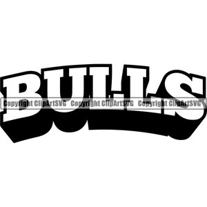 Bull Steer Cowboy Western Animal School Equipo Deporte Mascota Tipografía Carta Palabra Texto Diseño Logotipo SVG PNG Clipart Vector Cricut Corte Corte