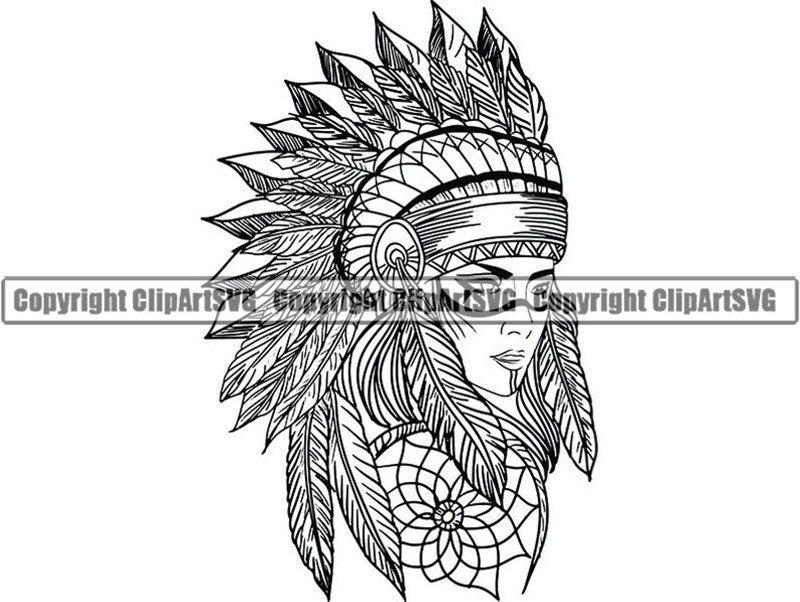Indian 10 Headdress Native American 