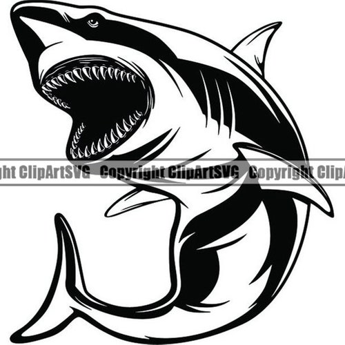 Great White Shark 9 Jaws Ocean Man Eating Predator Animal - Etsy Ireland Great White Shark 9 Jaws Ocean Man Eating Predator Animal - Etsy Ireland