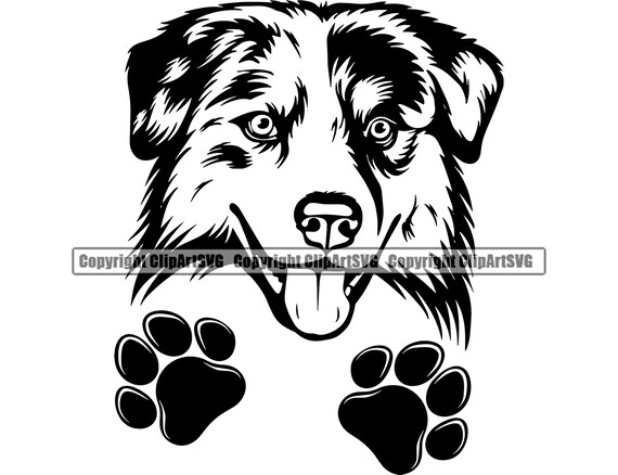 Peek-A-Boo Coffee Mug - Border Print Dog Peek-A-Boo Coffee Mug - Border Print Dog