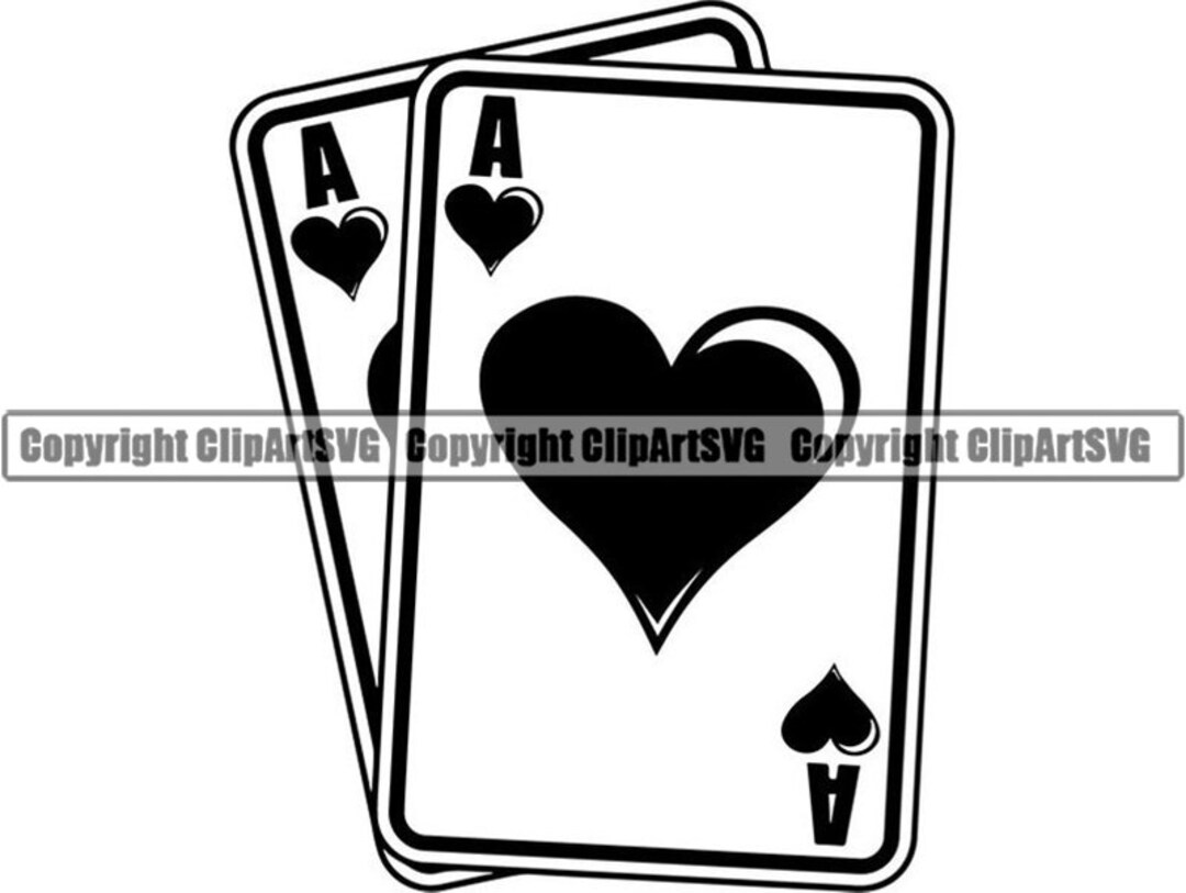 Poker 3 Pocket Aces Playing Card Gambling Gamble Casino Bet Etsy