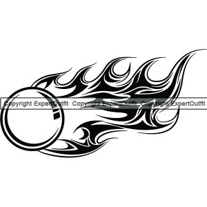 Tischtennis Ball Bewegung Heiß Feuer Flamme Ping Pong Tennis Spieler Ausrüstung Spiel Sport Design Element Logo.SVG .PNG Vektor Cricut Cut Schneiden