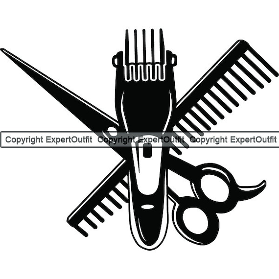 Barber Logo Barbershop Salon Haircut Hair Cut Hairstyle - Etsy