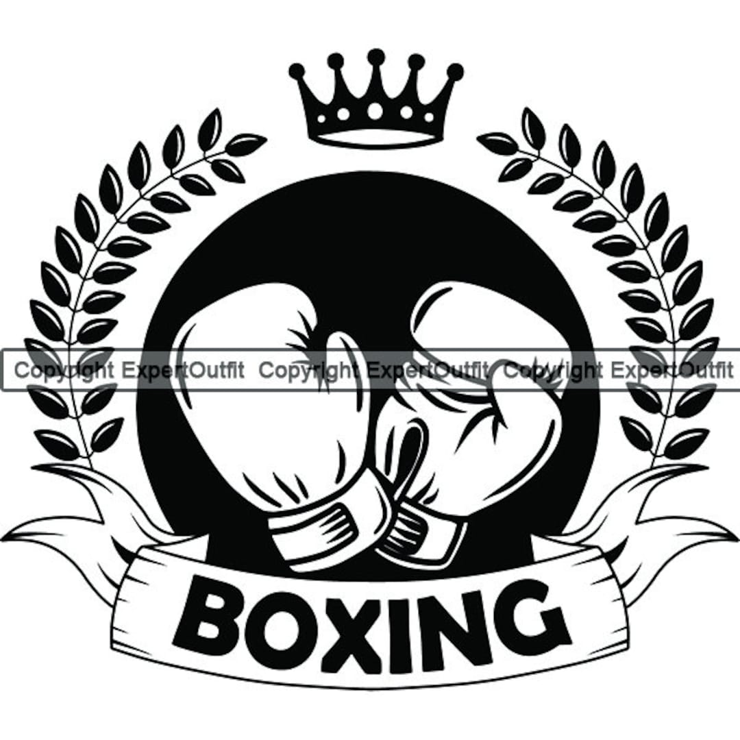 Boxing Logo Fight Fighting MMA Mixed Martial Arts Boxer Kickboxing