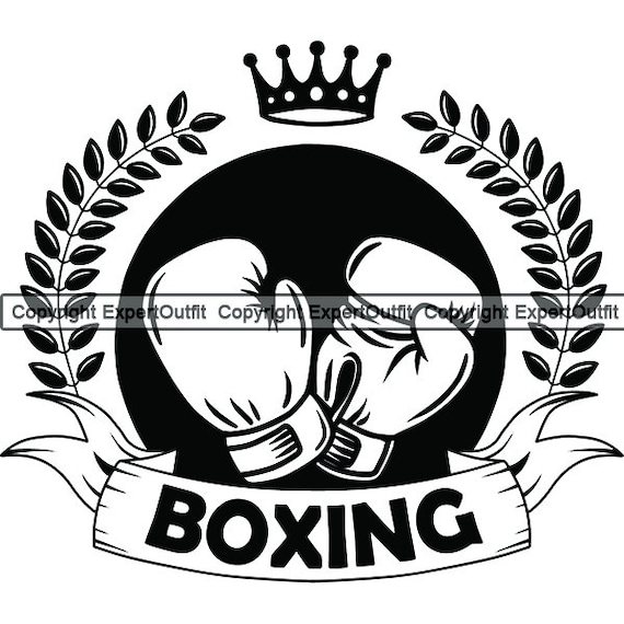 Boxing Logo Fight Fighting Mma Mixed Martial Arts Boxer Etsy