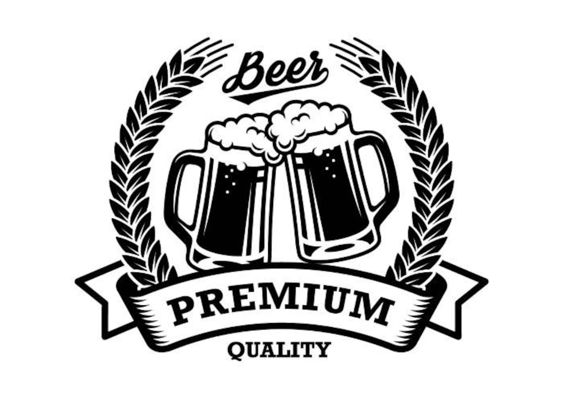 Beer Logo 7 Premium Quality Label Emblem Pub Bar Tavern Brew Etsy