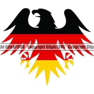 Germany German Flag Eagle Europe Country World National Nation Map Logo Art .JPG .PNG Clipart Clip Art Design Graphic Download Printable