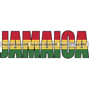 Reggae Rasta Jamaica Nombre jamaicano Palabra Texto Bandera Nombre País Mundo Nación Signo Elemento de diseño Logotipo SVG PNG Clipart Vector Corte Archivo