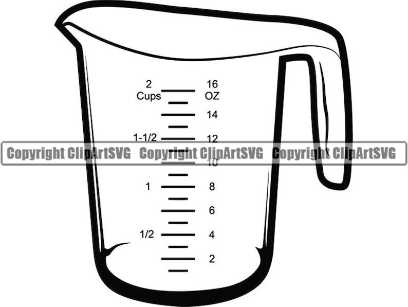 Measuring Cups 3 Cup Kitchen Container Cooking Plastic Measurements