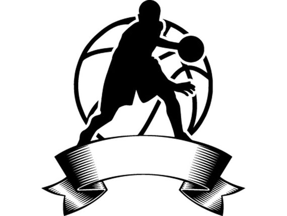 basketball logo 6 player ball hoop net ball sports game icon etsy
