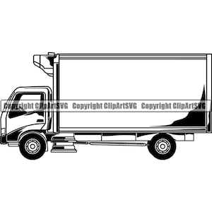 Cargo Truck #8 Boxes Cargo Tractor Trailer Big Rig Driver Trucker Shipping Moving Company Trucking Logo .SVG .PNG Vector Cricut Cut Cutting