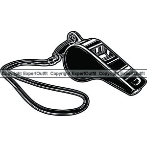 Basketball Whistle Sports Coach Referee Training Sound Lanyard Hoops Ball Team Sport Blow Soccer .SVG .PNG Clipart Vector Cricut Cut Cutting