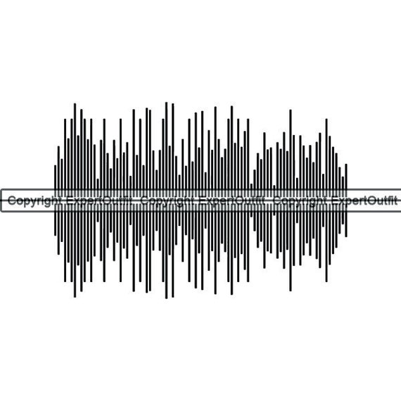 Sound Wave Audio Vibration Music Audio Technology Waveform Etsy