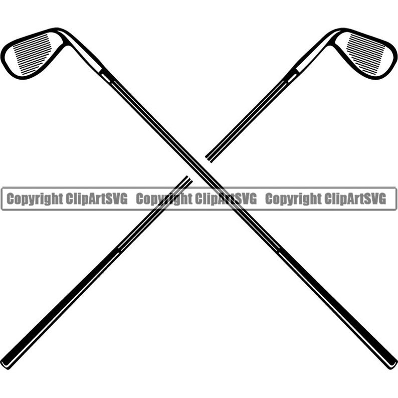 Golf Logo 55 Tournament Club Iron Wood Golfer Golfing Sport Etsy