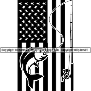 Fishing Pole Flag - Etsy