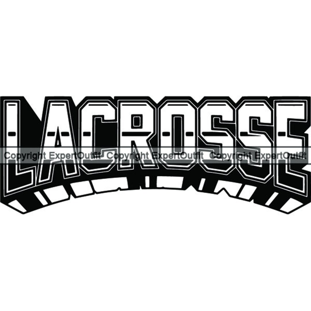 Sport Lacrosse Text Team Game League Logo School Competition Text Word