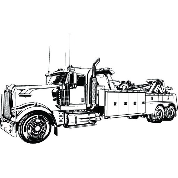 Truck Driver 46 Tow Trucker Big Rigg 18 Wheeler Semi Tractor | Etsy