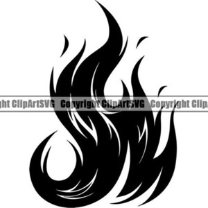 Vuurvlammen #10 Hot Rod Hell Inferno Blaze Blazing Burn Gas Warmte Gevaar Brandbaar Ontwerpelement. SVG. PNG Clipart Vector Cricut Cut Cutting