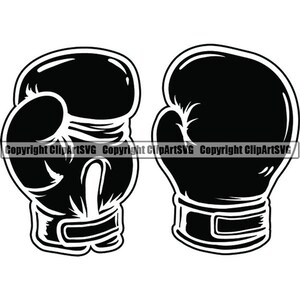 Guantes de boxeo #17 Lucha Lucha MMA Arte marcial mixto Boxeador Kickboxing Equipo Competencia Logo.SVG.PNG Clipart Vector Cricut Corte Corte
