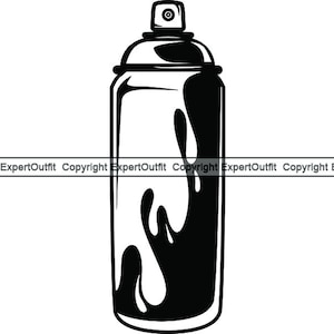 Schilder schilderij Spray Paint kan gereedschap flexibel handig gevaar longmasker mat glanzende afwerking. SVG. PNG clipart vector Cricut knippen snijden