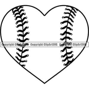 Love Baseball #27 Heart Tournament Ball Bat League Equipment School Team Game Field Sport Logo.SVG .EPS .PNG Vector Cricut Cut Cutting File
