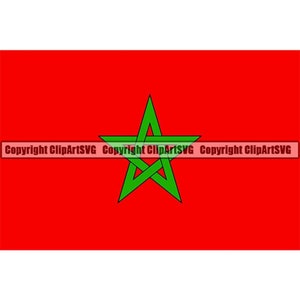 Maroc marocain Afrique du Nord Afrique pays monde National Nation drapeau Logo Art. JPG. PNG Clipart Clip Art Design graphique télécharger fichier