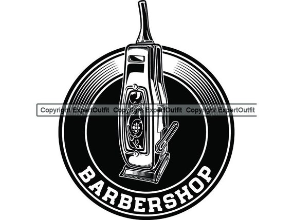 Barber Logo Barbershop Salon Haircut Hair Cut Hairstyle Etsy