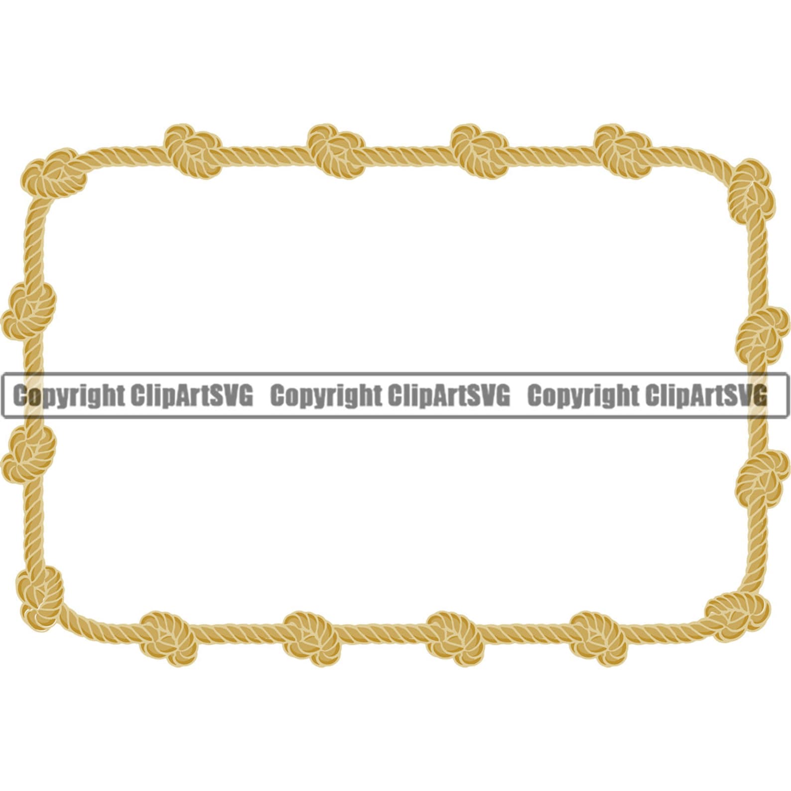 Rope Rectangle Frame Border Shield Western Cowboy Rodeo - Etsy