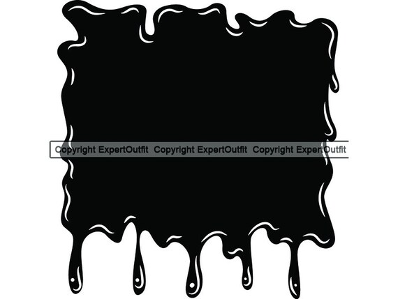 Blood Drip Sign Wall Drop Splatter Liquid Paint Water Spill Etsy