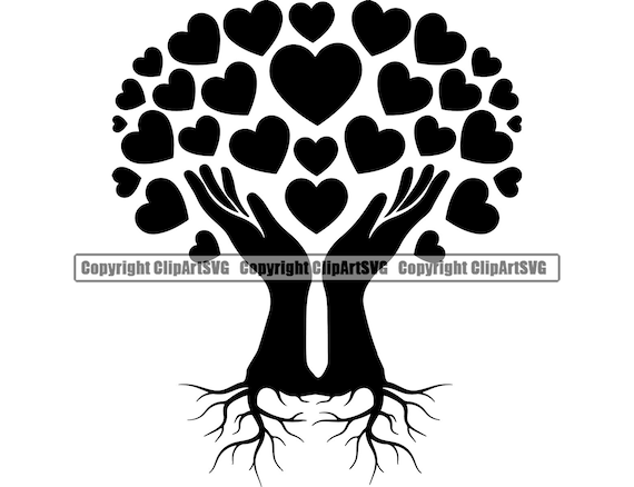 Download Hands Holding Heart Family Roots Tree Life Love Grow Growing Etsy