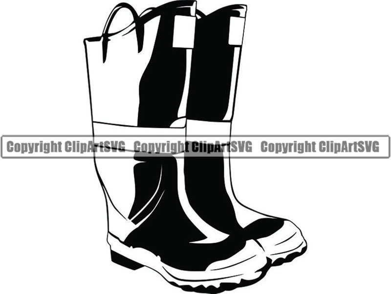 Firefighter Boots 1 Fireman Firefighting Uniform Axe Mask - Etsy