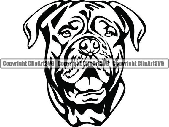 Instant Gifts Wooden Pet Sign All You Need Is Love and a Dogue De Bordeaux