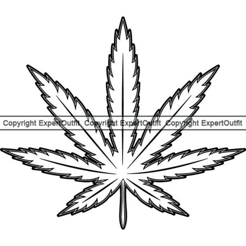 Weed Logo Drawing